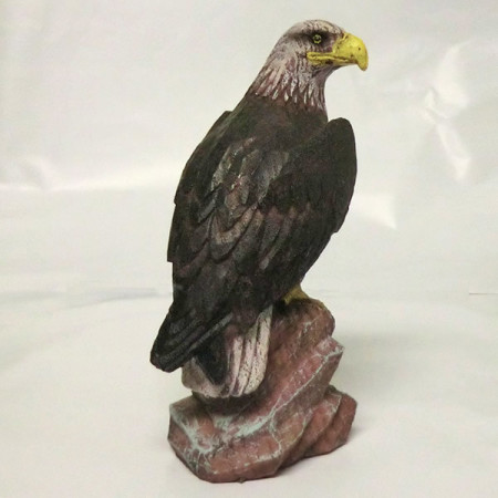 Faux Wood Statuary Eagle