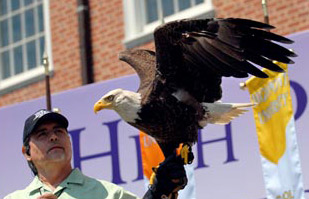 Challenger Performs Fly-over at High Point University Graduation