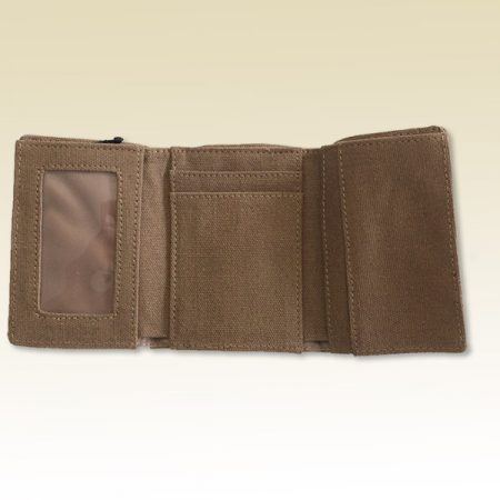 Mens trifold wallet - unfolded
