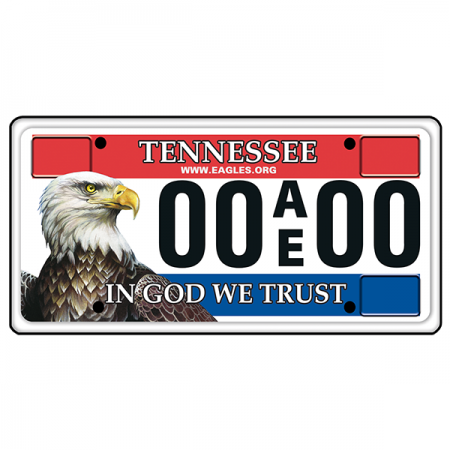 Tennessee AEF License Plate