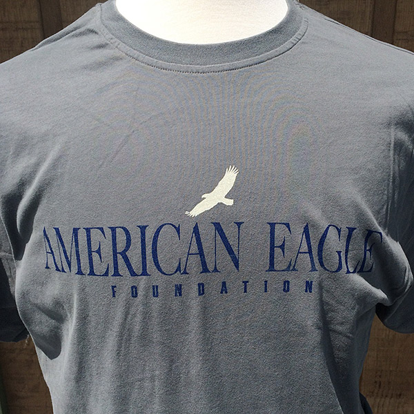 AEF Charcoal Tee | American Eagle Foundation
